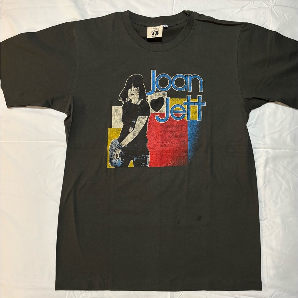 Joan Jett Bad Reputation Black Graphic T-Shirt L